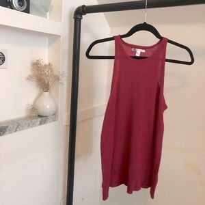 Volcom Red Racerback Tank Top